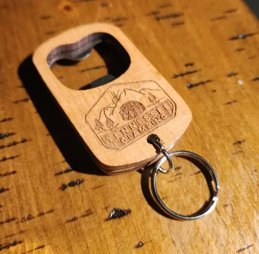 Tennessee Glamping Bottle Opener Keychain