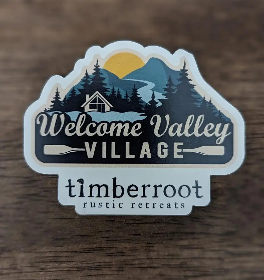 Welcome Valley Village Fridge Magnet