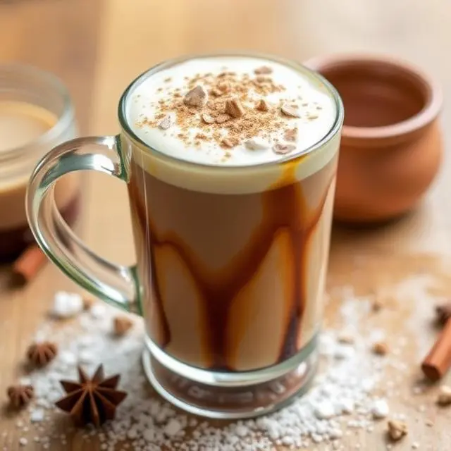 Dirty Chai Tea Latte