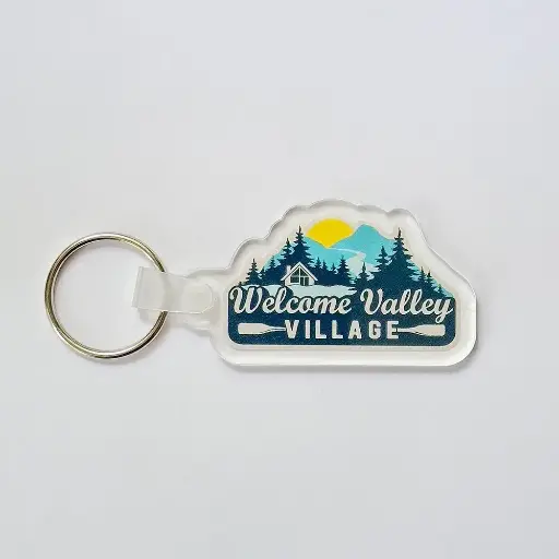 [2468065] Welcome Valley Village Acrylic Keychain